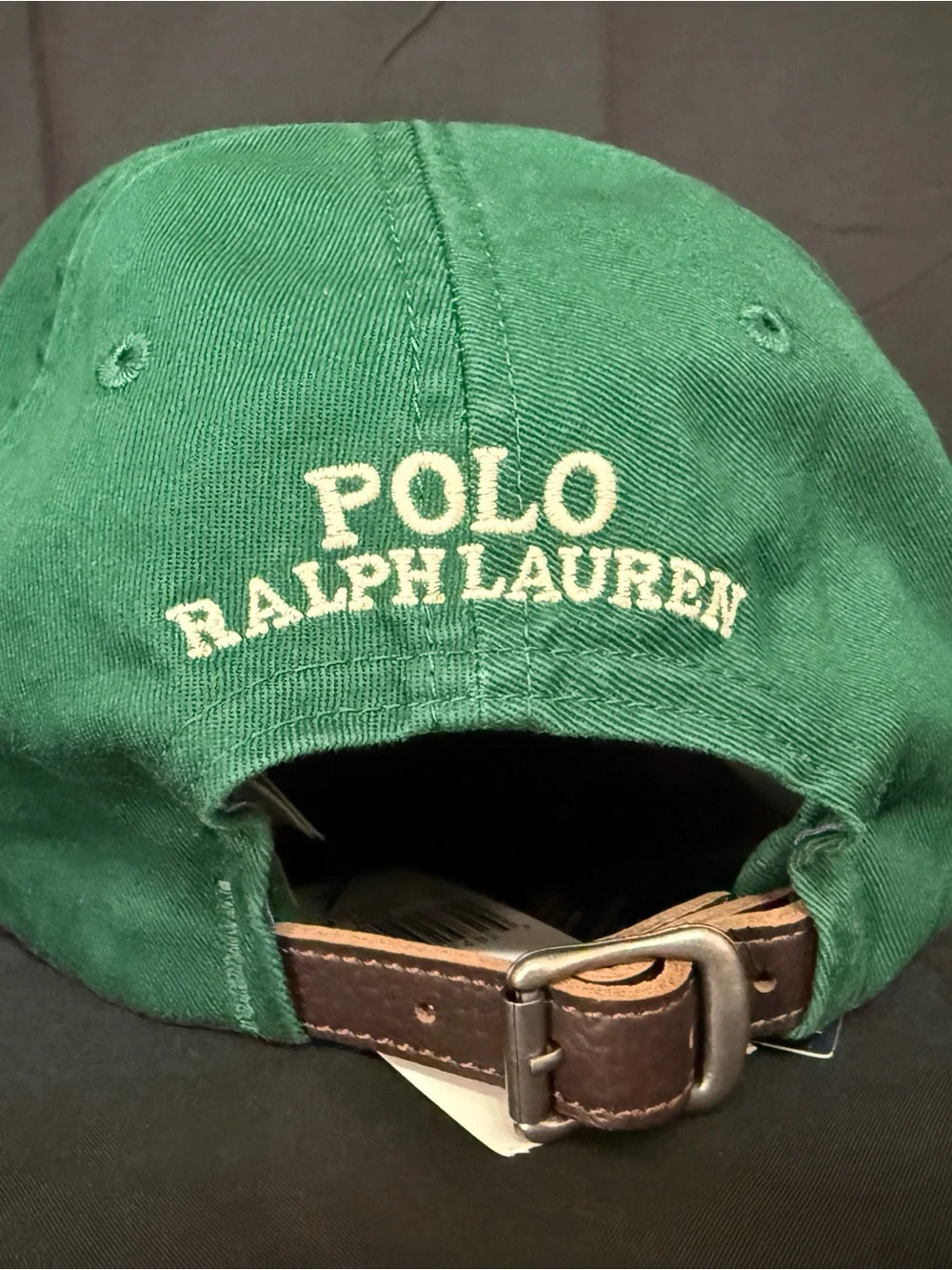 Polo by Ralph Lauren Green Polo Bear Baseball Cap and Polo Bear Keychain